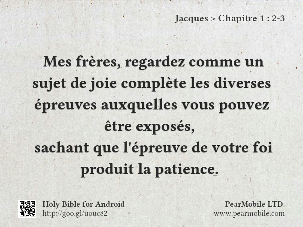 Jacques, Chapitre 1:2-3